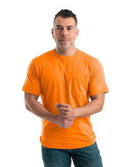 Berne T-shirts S / Orange Berne - Men's Performance Short Sleeve Pocket Tee