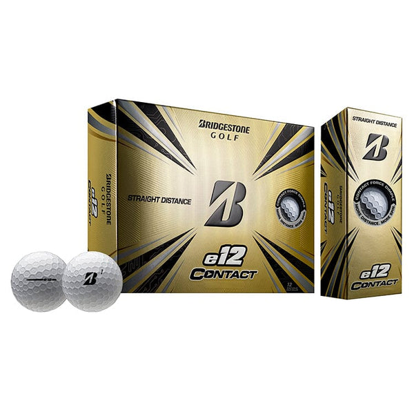 Bridgestone Accessories Dozen / White Bridgestone - Custom E12 Contact White Box Dozen