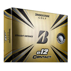 Bridgestone Accessories Dozen / White Bridgestone - Custom E12 Contact White Box Dozen