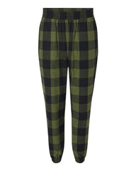 Burnside Bottoms S / Army/Black Burnside - Men's Flannel Jogger