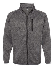 Burnside Outerwear S / Heather Charcoal Burnside - Men's Sweater Knit Jacket