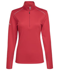 Callaway Layering S / Salsa Callaway - Women's 1/4-Zip Water Repellent Pullover