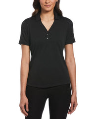 Callaway Polos S / Black Callaway - Women's Micro Texture Polo