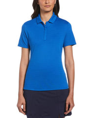 Callaway Polos S / Magnetic Blue Callaway - Women's Eco Horizontal Textured Polo