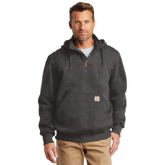 Carhartt - Men's Rain Defender® Paxton Heavyweight Loose Fit Hooded Zip Mock Sweatshirt