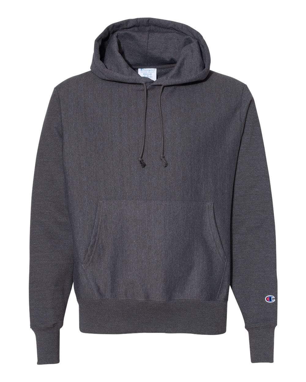 Champion Sweatshirts S / Charcoal Heather Champion - Reverse Weave® Hooded Heather Sweatshirt