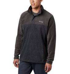 Columbia Fleece S / Charcoal Heather/Shark Columbia - Men's Steens Mountain™ Half Snap Fleece Pullover