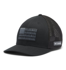 Columbia Headwear S/M / Black Columbia - Mesh™ Tree Flag Ball Cap - High Crown