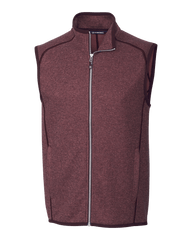 Cutter & Buck Fleece S / Bordeaux Heather Cutter & Buck - Men's Mainsail Vest