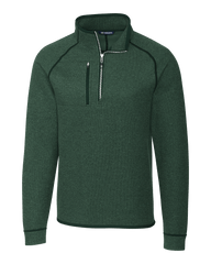 Cutter & Buck Fleece S / Hunter Heather Cutter & Buck - Men's Mainsail Half Zip