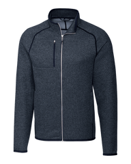 Cutter & Buck Fleece S / Liberty Navy Heather Cutter & Buck - Men's Mainsail Jacket