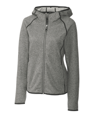 Cutter & Buck Fleece S / Polished Heather Cutter & Buck - Women's Mainsail Hooded Jacket