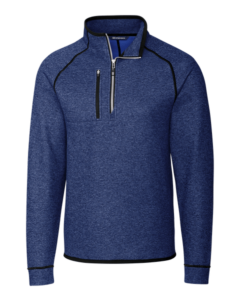 Cutter & Buck Fleece S / Tour Blue Heather Cutter & Buck - Men's Mainsail Half Zip