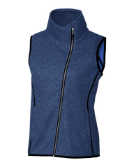 Cutter & Buck Fleece S / Tour Blue Heather Cutter & Buck - Women's Mainsail Vest