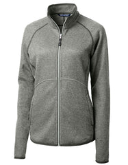 Cutter & Buck Fleece XS / Polished Heather Cutter & Buck - Women's Mainsail Jacket