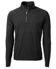 Cutter & Buck Layering Cutter & Buck - Men's Adapt Eco Knit Hybrid Quarter-Zip Pullover