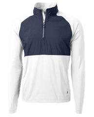 Cutter & Buck Layering Cutter & Buck - Men's Adapt Eco Knit Hybrid Quarter-Zip Pullover