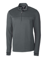 Cutter & Buck Layering S / Elemental Grey Cutter & Buck - Men's Traverse Stripe Quarter Zip