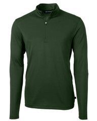 Cutter & Buck Layering S / Hunter Cutter & Buck - Men's Virtue Eco Pique Recycled Quarter Zip