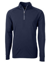 Cutter & Buck Layering S / Navy Blue Cutter & Buck - Men's Adapt Eco Knit Quarter Zip Pullover