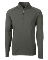 Cutter & Buck Layering S / Poplar Cutter & Buck - Men's Adapt Eco Knit Quarter Zip Pullover