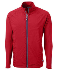 Cutter & Buck Layering S / Red Cutter & Buck - Men's Adapt Eco Knit Full Zip Jacket