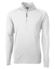 Cutter & Buck Layering S / White Cutter & Buck - Men's Adapt Eco Knit Quarter Zip Pullover