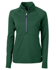 Cutter & Buck Layering XS / Hunter Cutter & Buck - Women's Adapt Eco Knit Half Zip Pullover