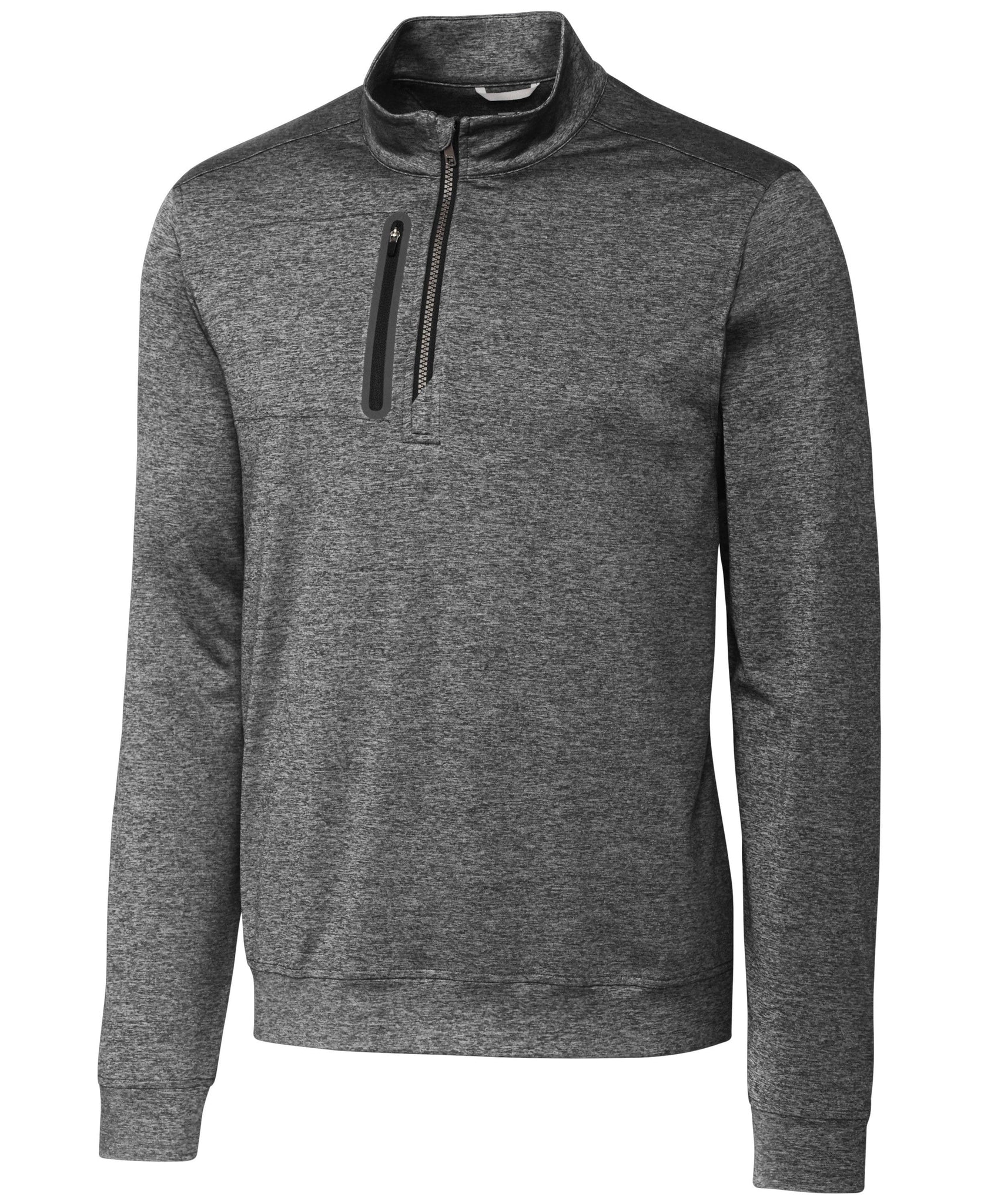 Cutter & Buck Outerwear S / Elemental Grey Cutter & Buck - Men's Stealth Heathered Quarter-Zip Pullover