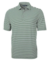 Cutter & Buck Polos S / Hunter Cutter & Buck - Men's Eco Pique Stripe Recycled Polo