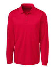 Cutter & Buck Polos S / Red Cutter & Buck - Clique Men's Ice Pique Long Sleeve Polo