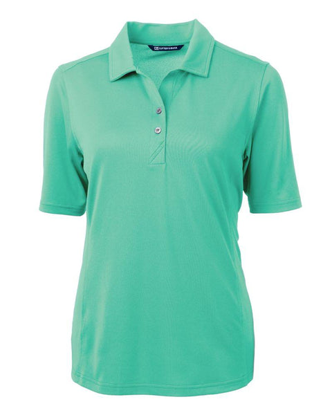 Cutter & Buck Polos XS / Fresh Mint Cutter & Buck - Women's Virtue Eco Pique Recycled Polo