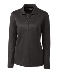 Cutter & Buck Polos XS / Titan Cutter & Buck - Clique Women's Ice Pique Long Sleeve Polo