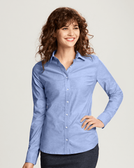 Cutter & Buck Woven Shirts Cutter & Buck - Women's L/S Stretch Oxford