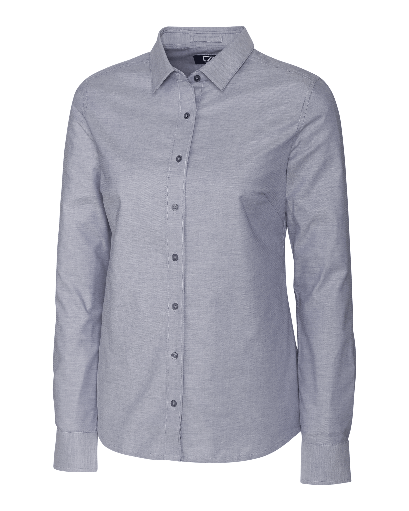 Cutter & Buck Woven Shirts XS / Charcoal Cutter & Buck - Women's L/S Stretch Oxford