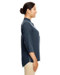 Devon & Jones Sweaters Devon & Jones - Women's Perfect Fit™ Three-Quarter Sleeve Crepe Tunic