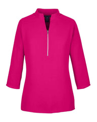 Devon & Jones Sweaters XS / Crown Raspberry Devon & Jones - Women's Perfect Fit™ Three-Quarter Sleeve Crepe Tunic