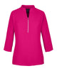 Devon & Jones Sweaters XS / Crown Raspberry Devon & Jones - Women's Perfect Fit™ Three-Quarter Sleeve Crepe Tunic