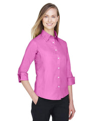 Devon & Jones Woven Shirts Devon & Jones -Women's Perfect Fit™ 3/4 Sleeve Stretch Poplin Blouse