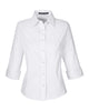 Devon & Jones Woven Shirts White / XS Devon & Jones -Women's Perfect Fit™ 3/4 Sleeve Stretch Poplin Blouse