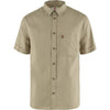 Fjällräven Woven Shirts XS / Sand Stone FJÄLLRÄVEN - Men's Övik Travel Shirt Short Sleeve