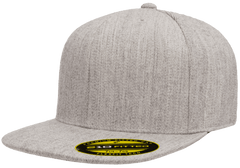 Flexfit Headwear S/M / Heather Grey Flexfit - 210® Flat Bill Cap