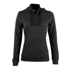 Greg Norman Layering S / Black Heather Greg Norman - Women's Lab 1/4-Zip Hoodie