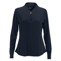 Greg Norman Layering S / Navy Greg Norman - Women's Play Dry® Tulip Neck ¼-Zip