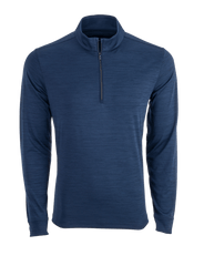 Greg Norman Layering S / Navy Heather Greg Norman - Men's Utility 1/4 Zip Pullover