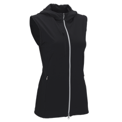 Greg Norman - Women's Windbreaker Full-Zip Hooded Vest