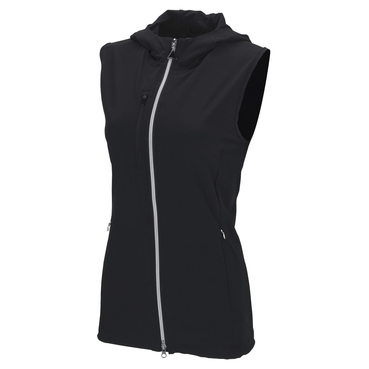 Greg Norman - Women's Windbreaker Full-Zip Hooded Vest