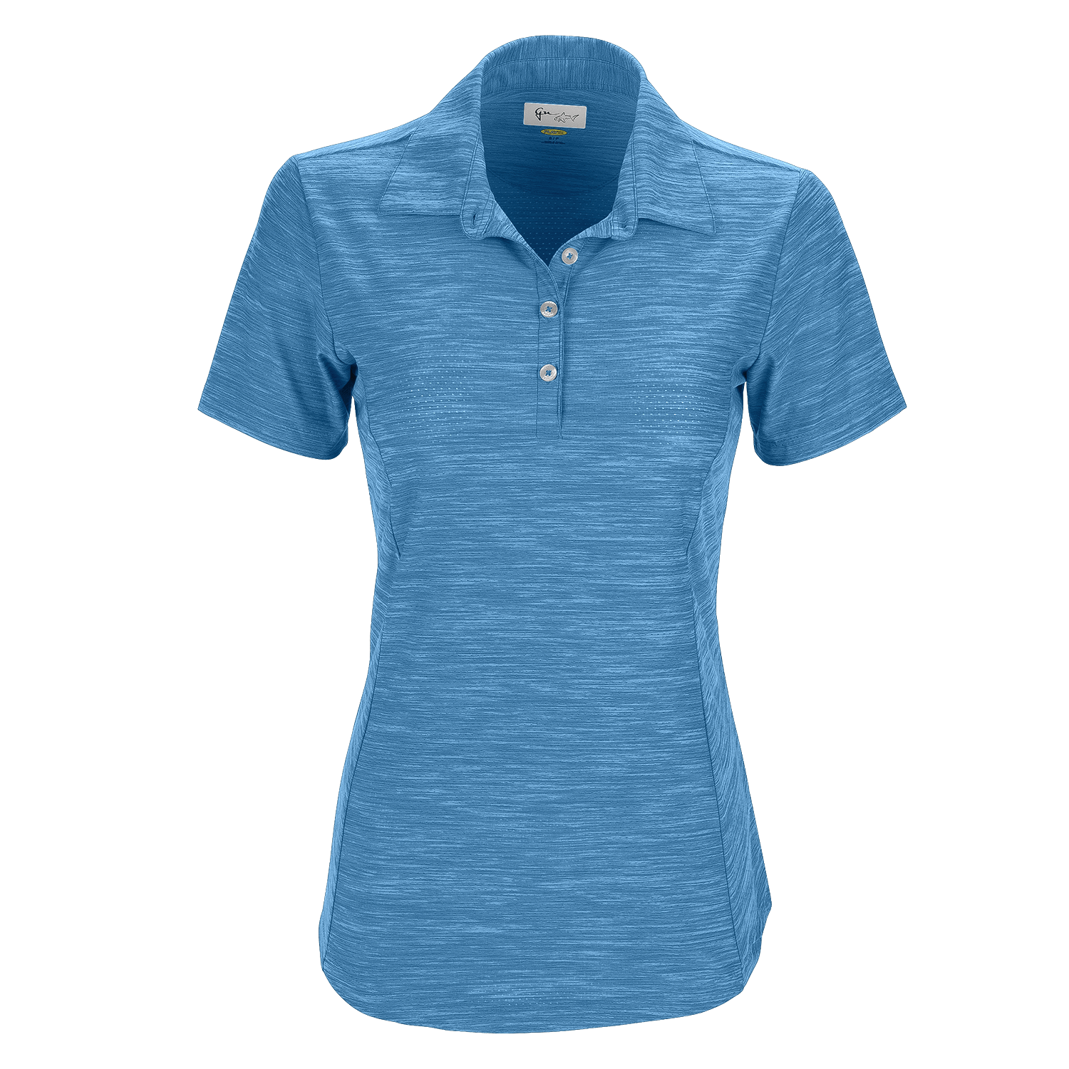 Greg Norman Polos S / Atlantic Blue Heather Greg Norman - Women's Play Dry® Heather Solid Polo