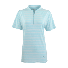 Greg Norman Polos S / Seaside Blue Heather Greg Norman - Women's Lab Stripe Polo