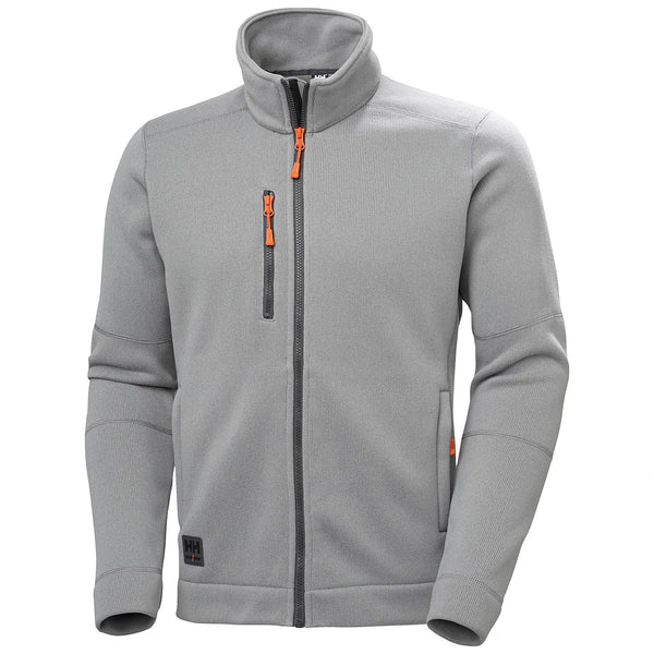 Helly Hansen Workwear Fleece XS / Mid Grey Helly Hansen Workwear - Men's Kensington Knit Fleece Jacket